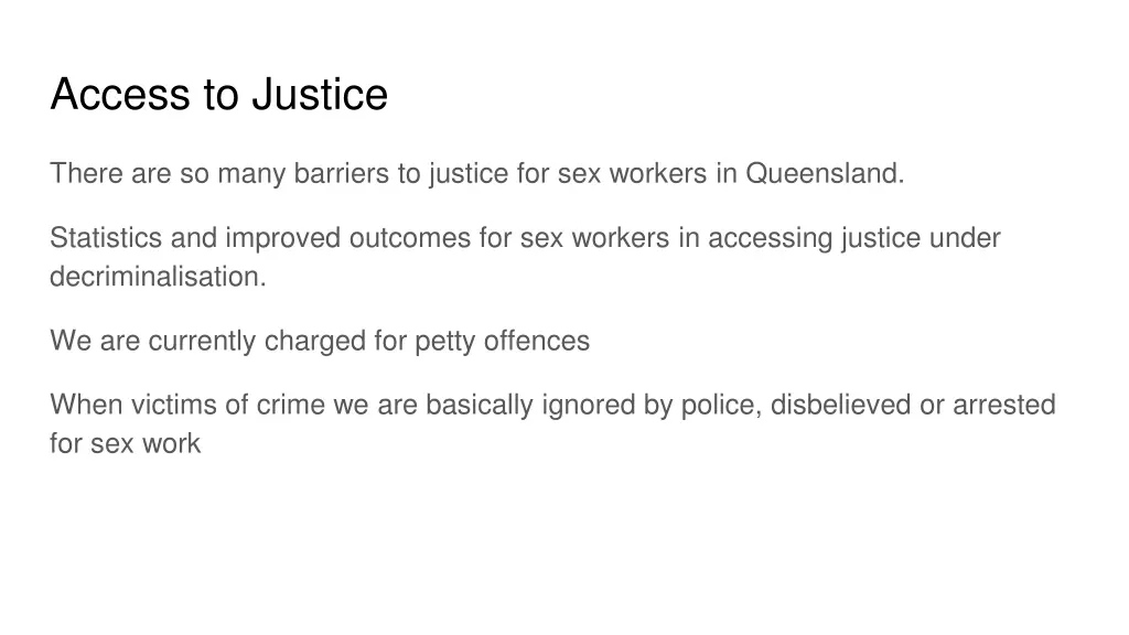 access to justice
