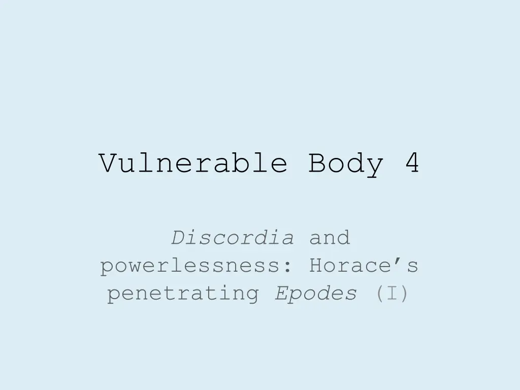 vulnerable body 4