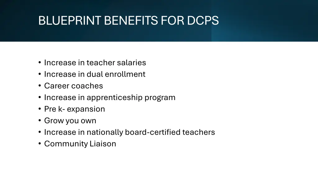 blueprint benefits for dcps