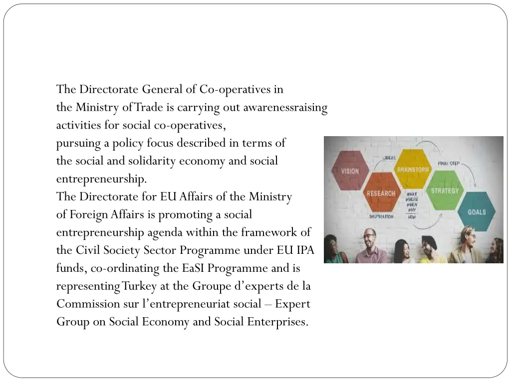 the directorate general of co operatives