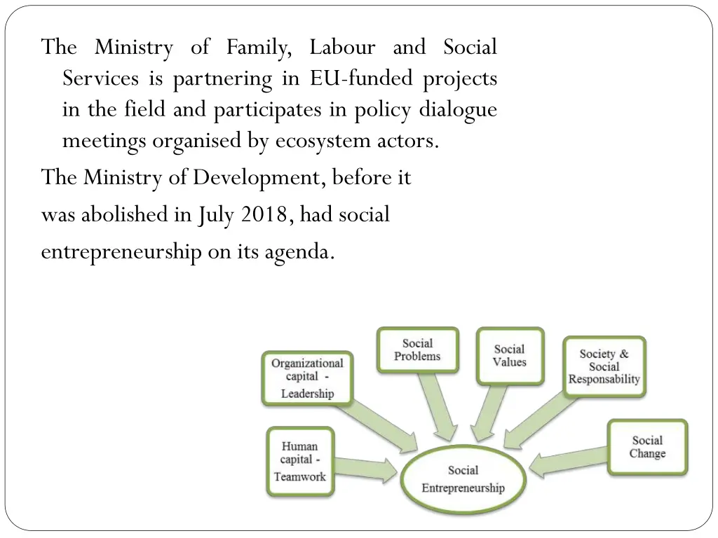 the ministry of family labour and social services
