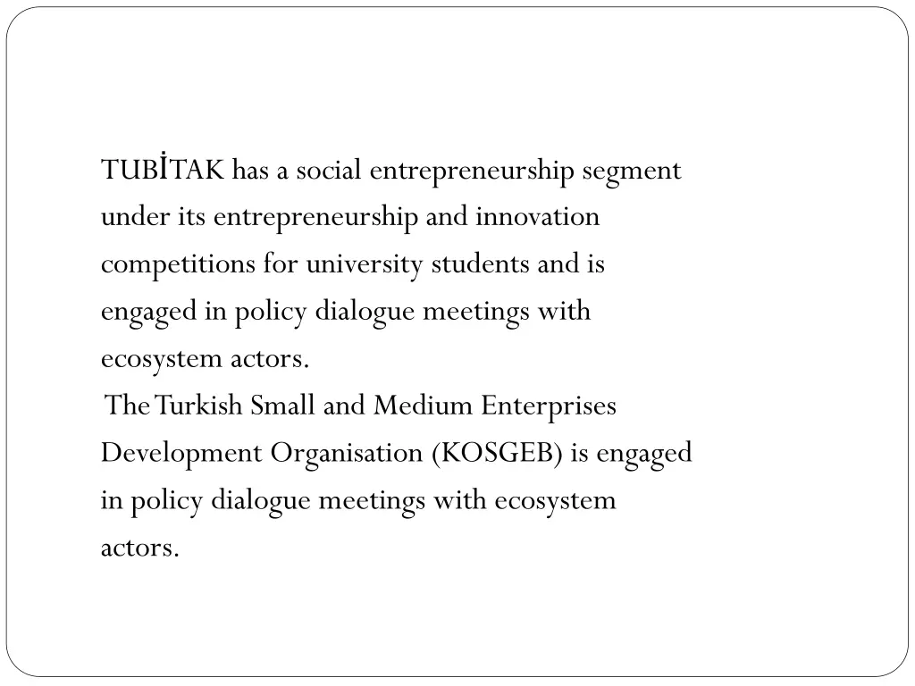 tub tak has a social entrepreneurship segment