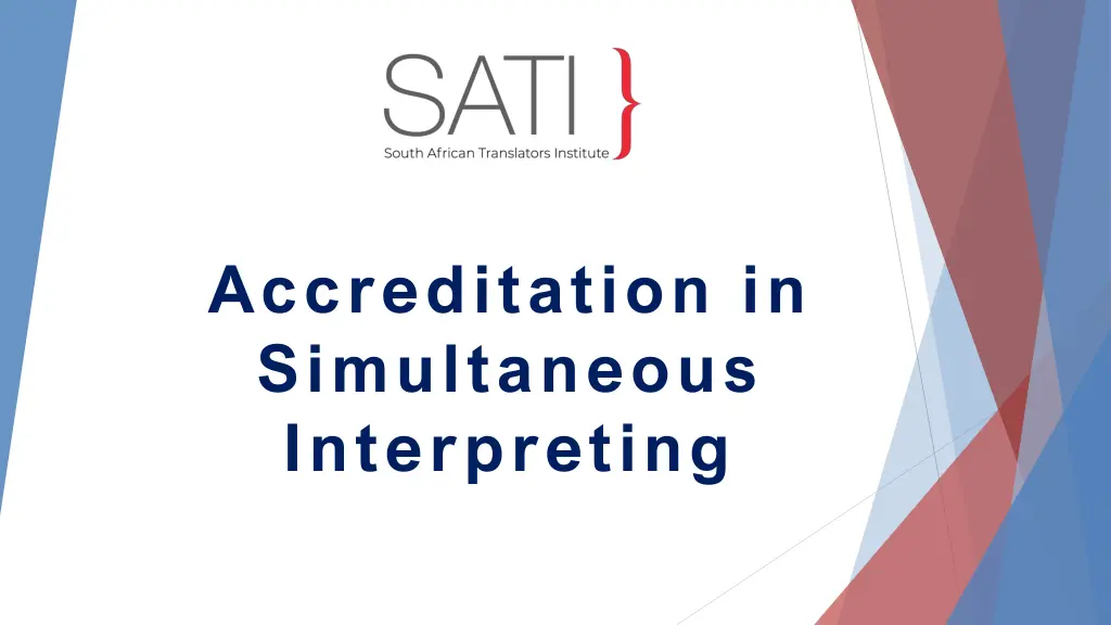accreditation in simultaneous interpreting