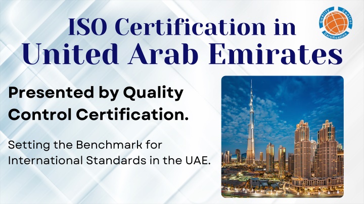 iso certification in united arab emirates
