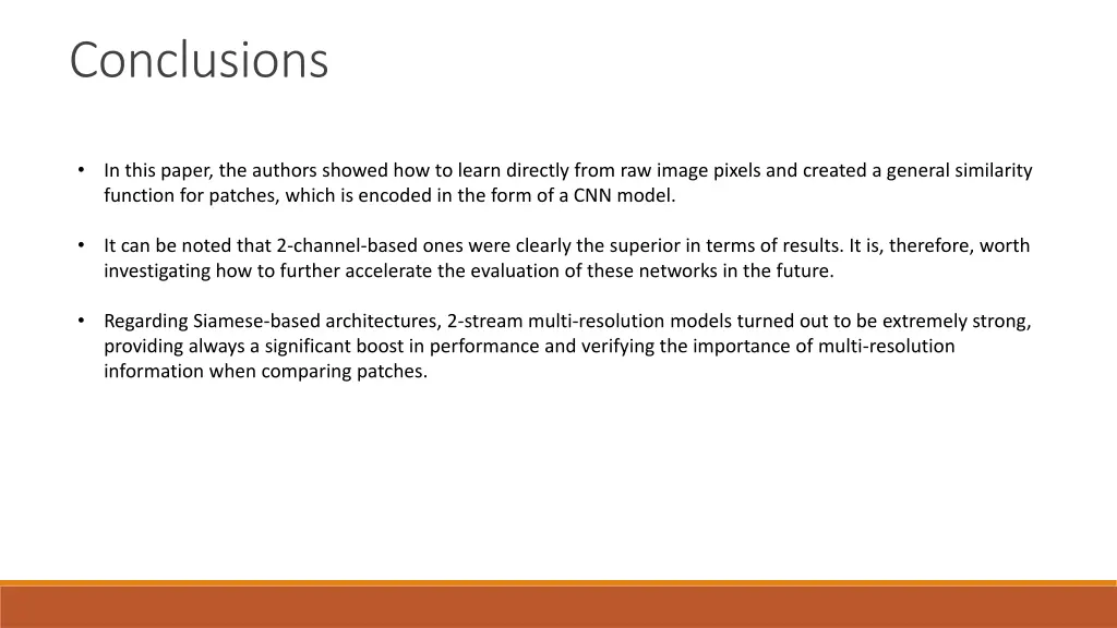 conclusions