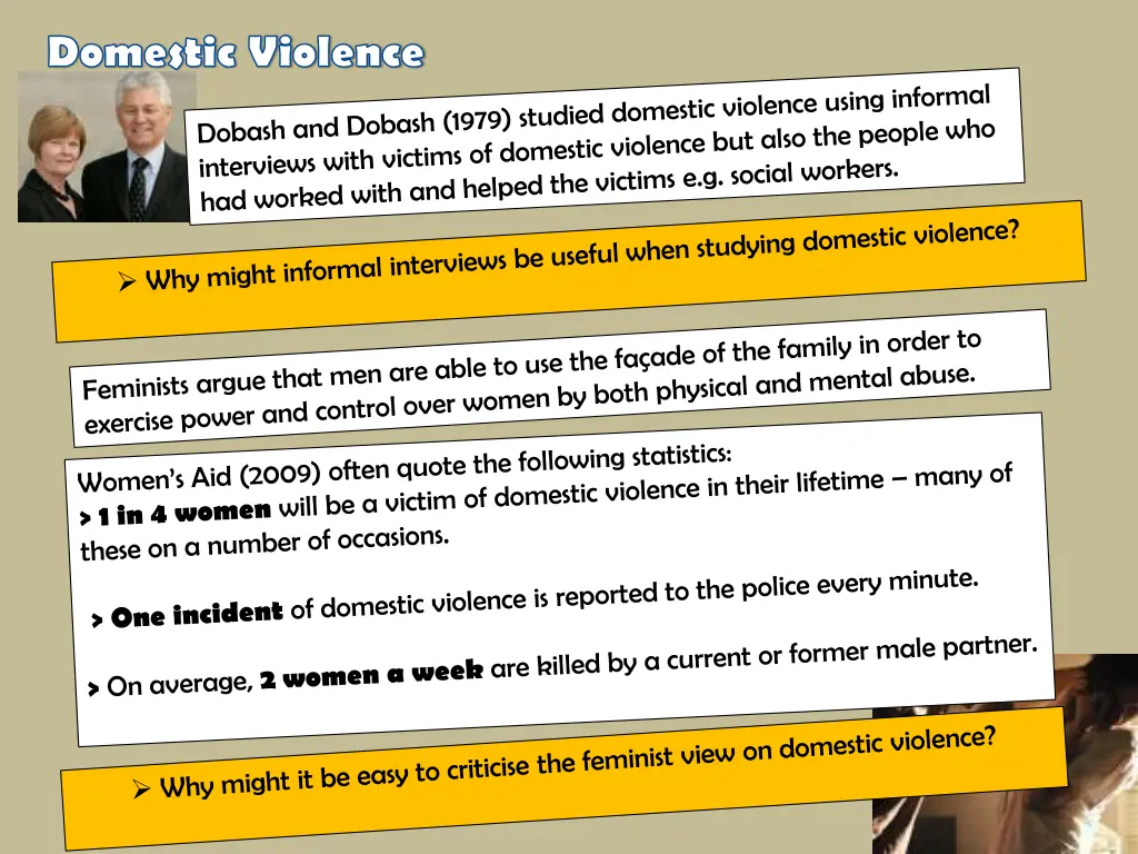 domestic violence