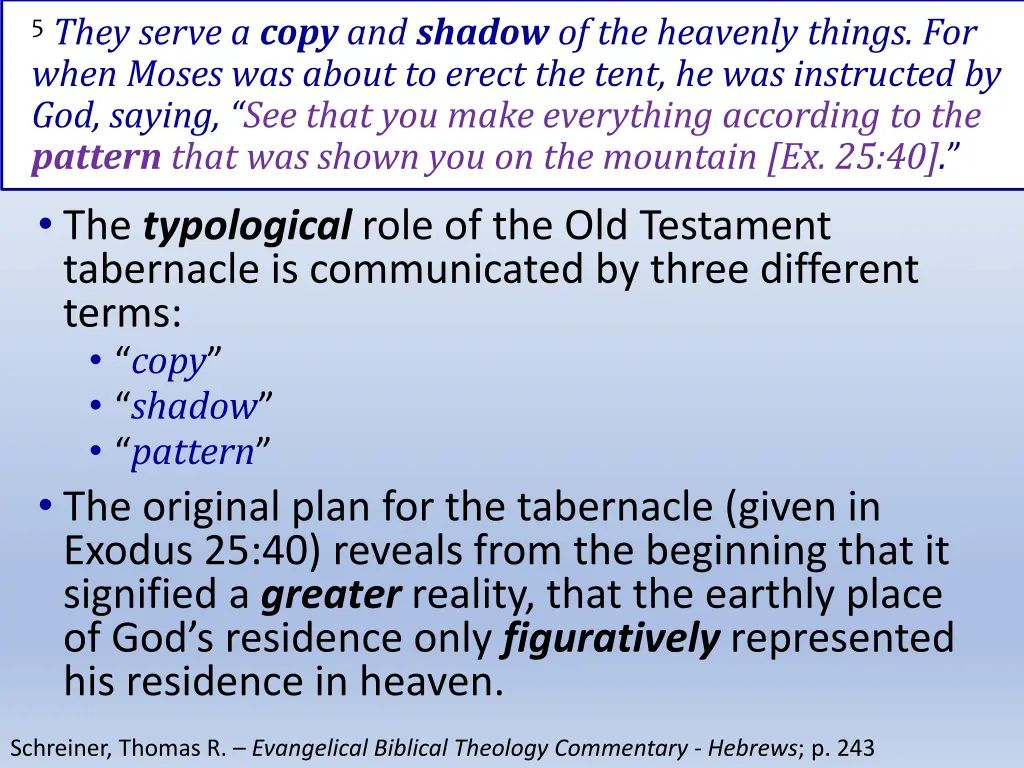5 they serve a copy and shadow of the heavenly 2