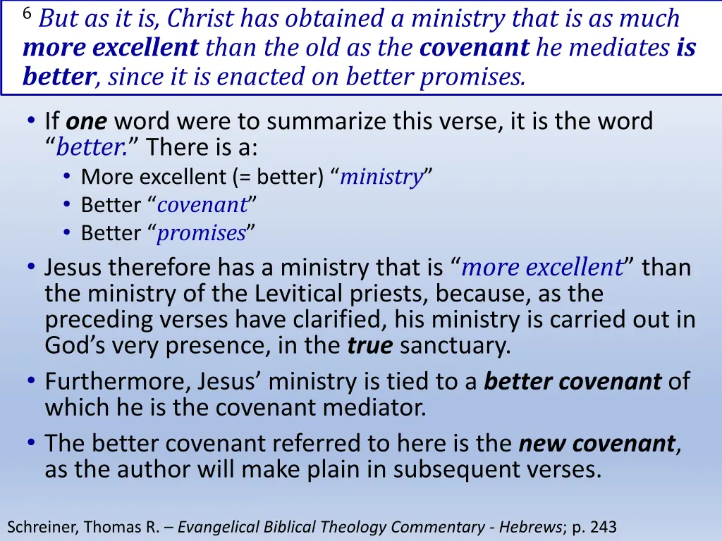 6 but as it is christ has obtained a ministry