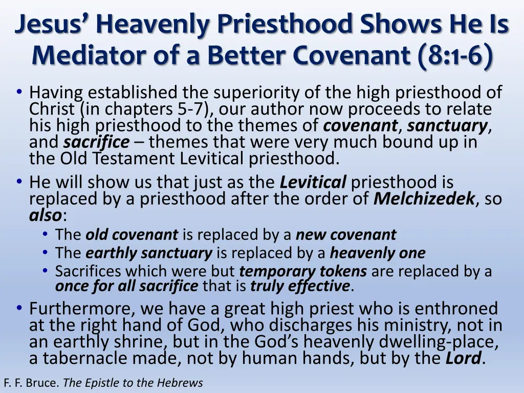 jesus heavenly priesthood shows he is mediator 1