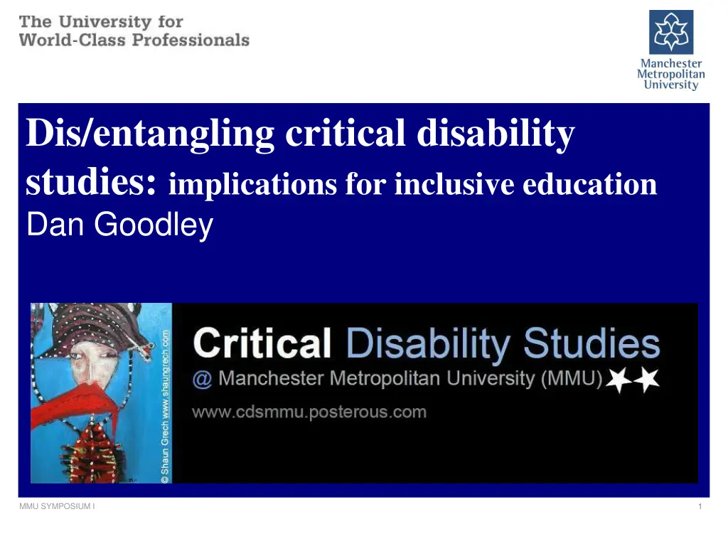 dis entangling critical disability studies