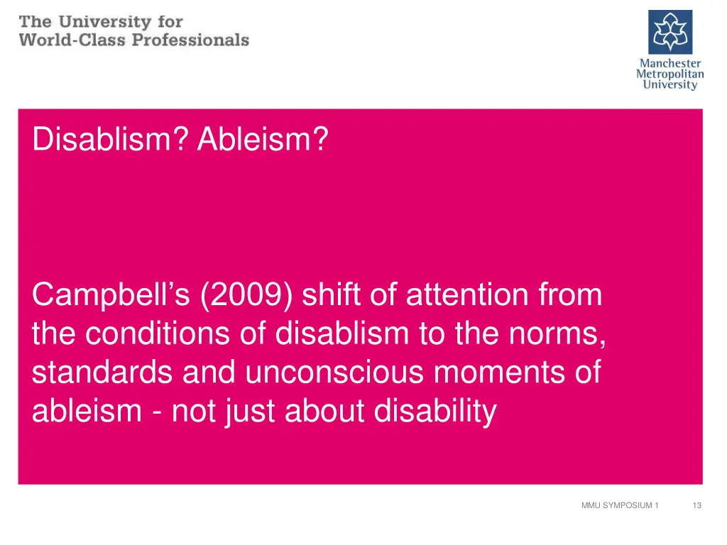 disablism ableism