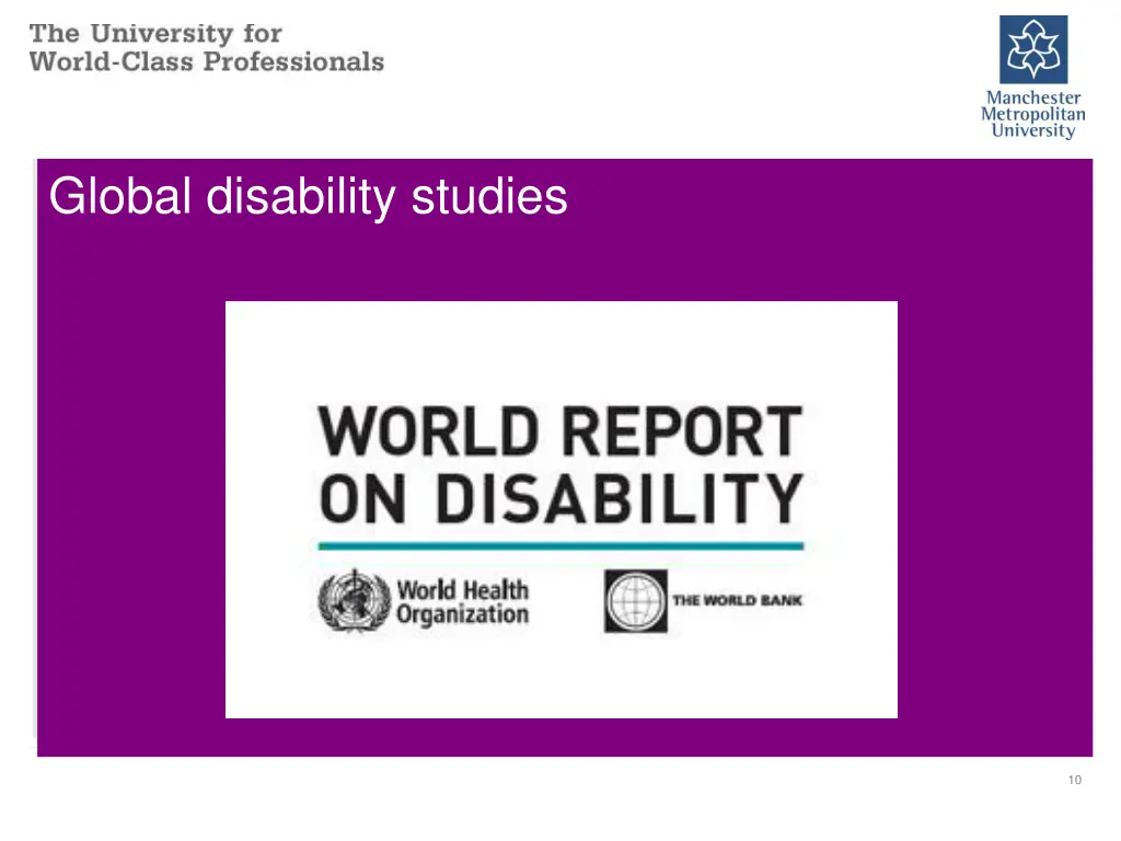 global disability studies