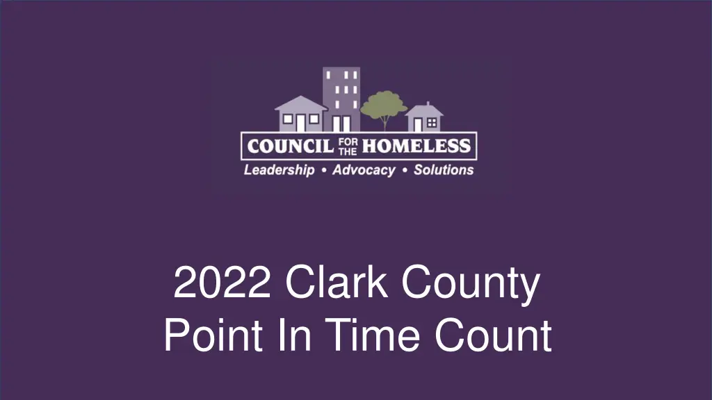 2022 clark county point in time count