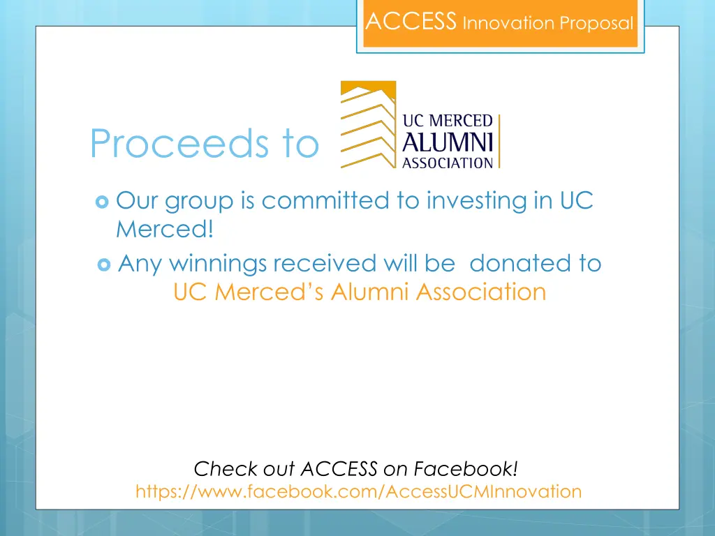 access innovation proposal 9