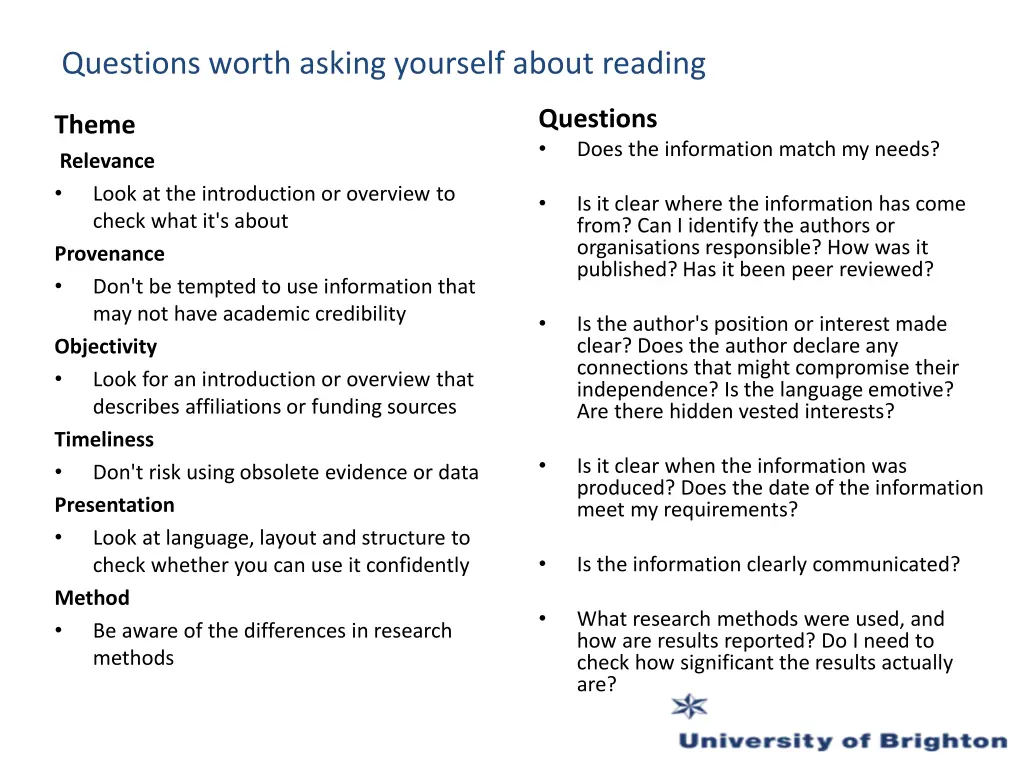 questions worth asking yourself about reading