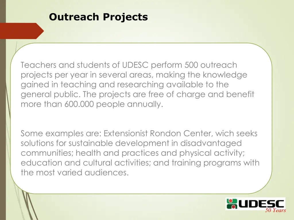 outreach projects