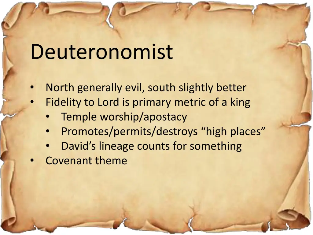 deuteronomist