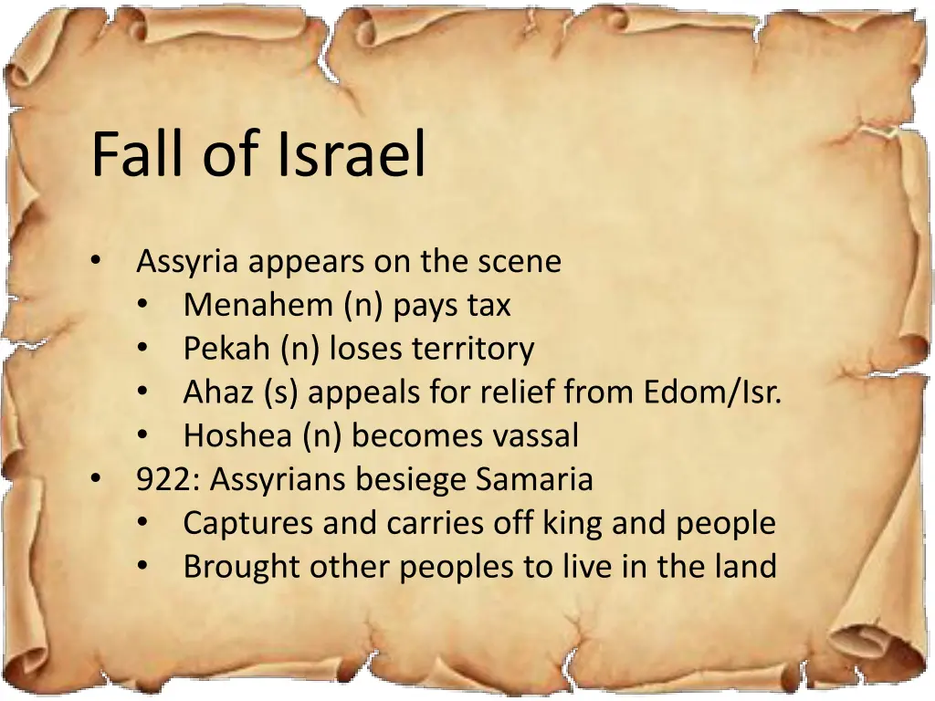 fall of israel