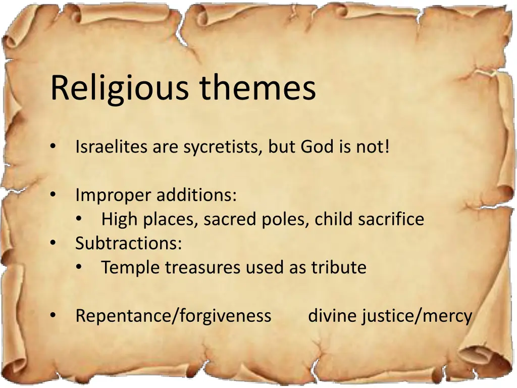 religious themes