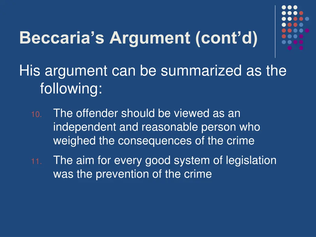 beccaria s argument cont d 2