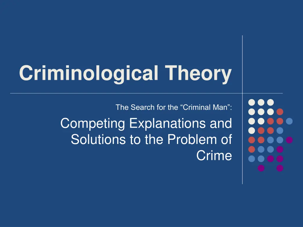 criminological theory