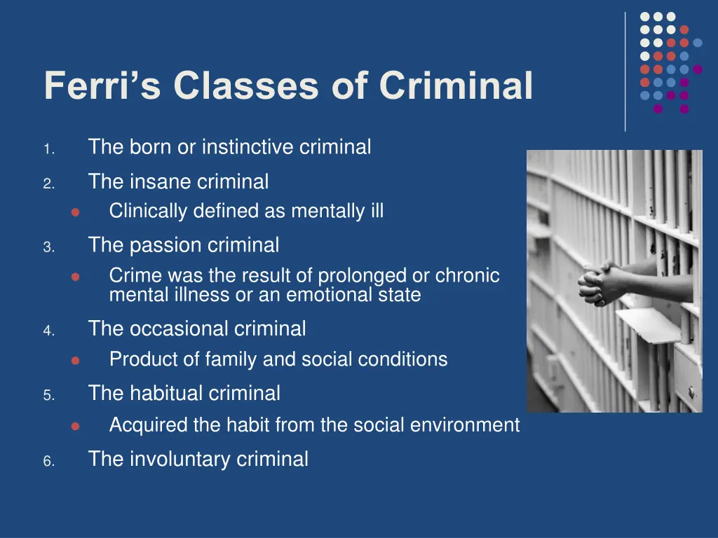 ferri s classes of criminal