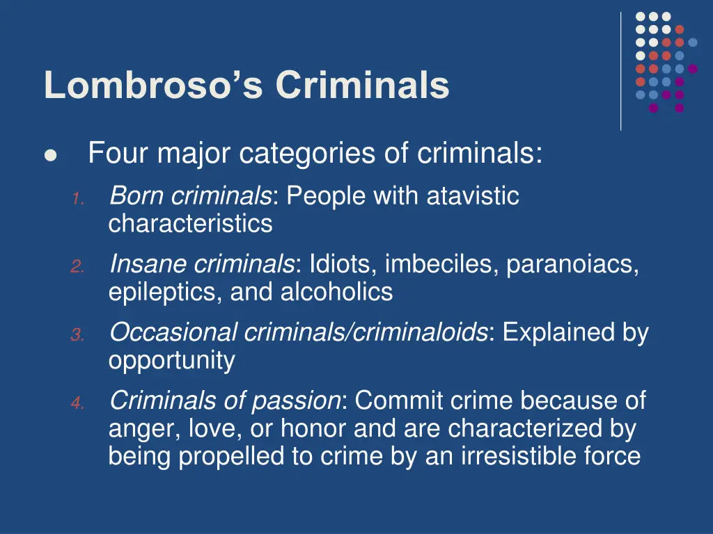 lombroso s criminals