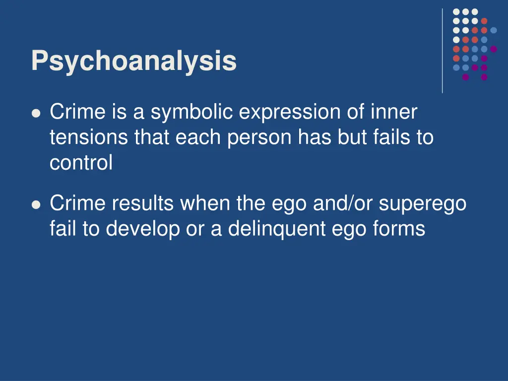psychoanalysis 1