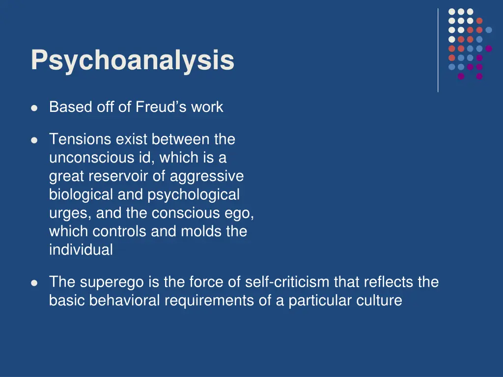 psychoanalysis