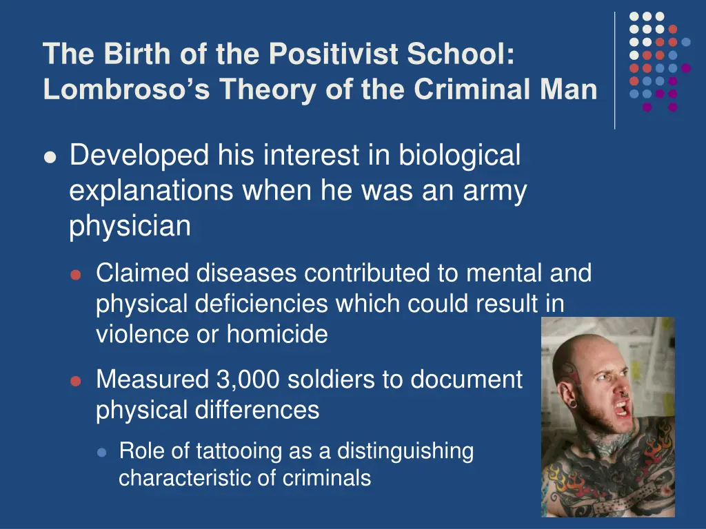 the birth of the positivist school lombroso 1
