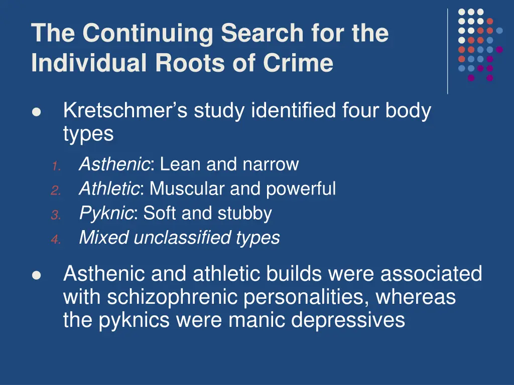 the continuing search for the individual roots