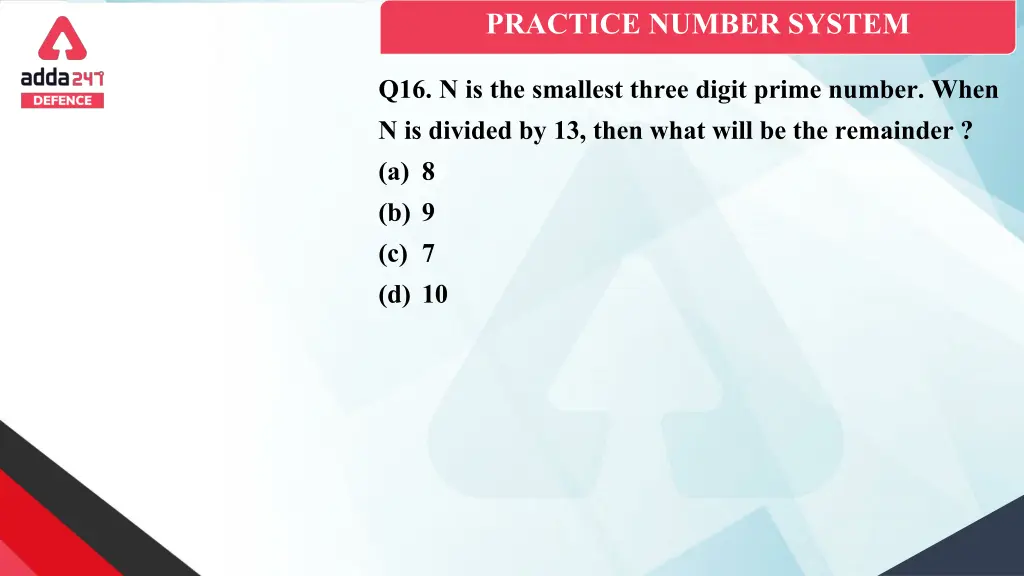 practice number system 15