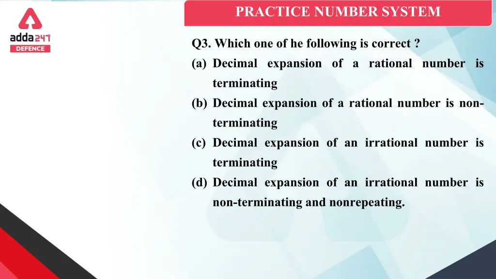 practice number system 2