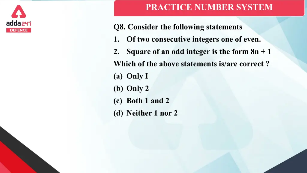 practice number system 7
