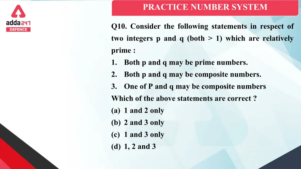 practice number system 9