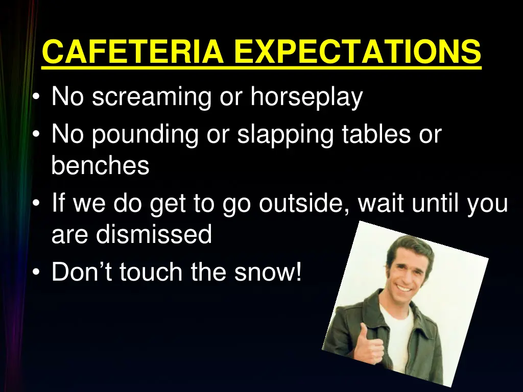 cafeteria expectations 2