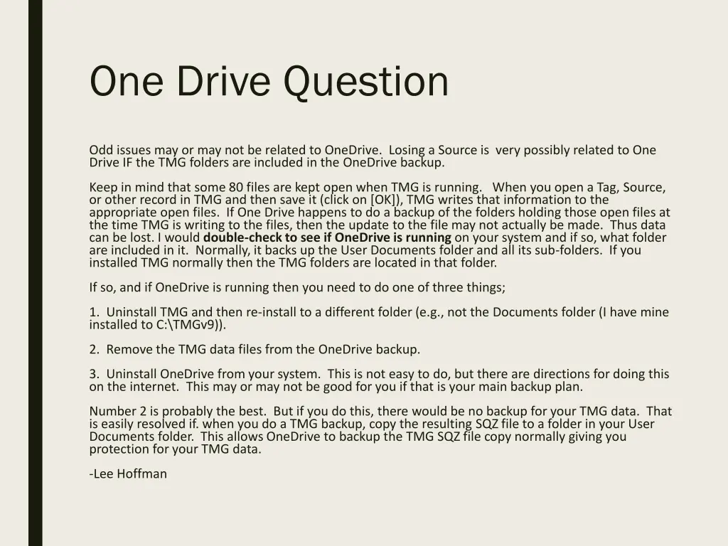 one drive question