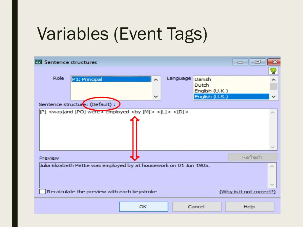 variables event tags 3