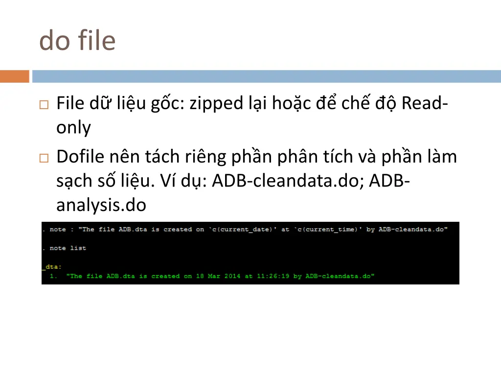 do file