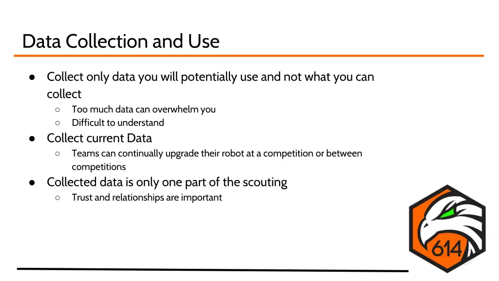 data collection and use