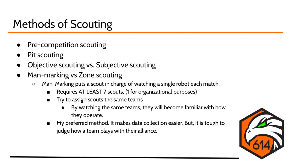 methods of scouting 2