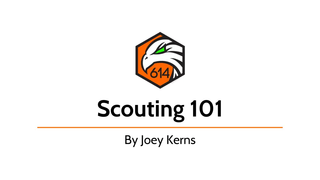 scouting 101