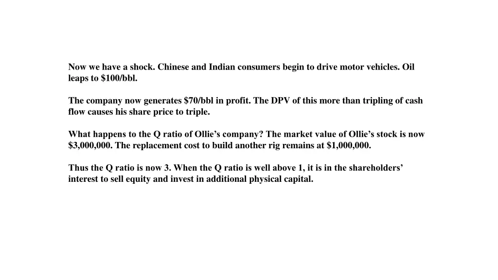now we have a shock chinese and indian consumers