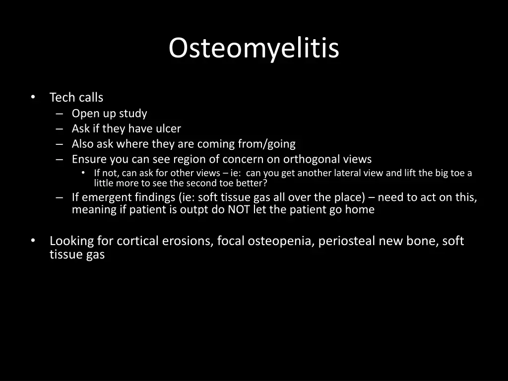 osteomyelitis
