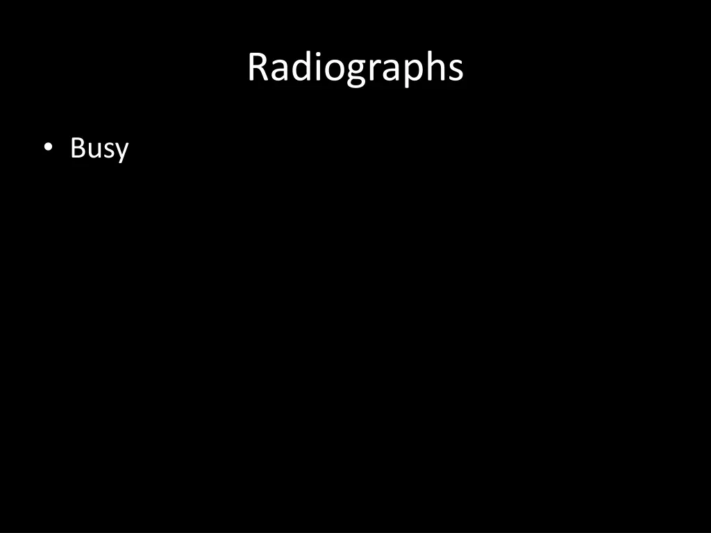 radiographs