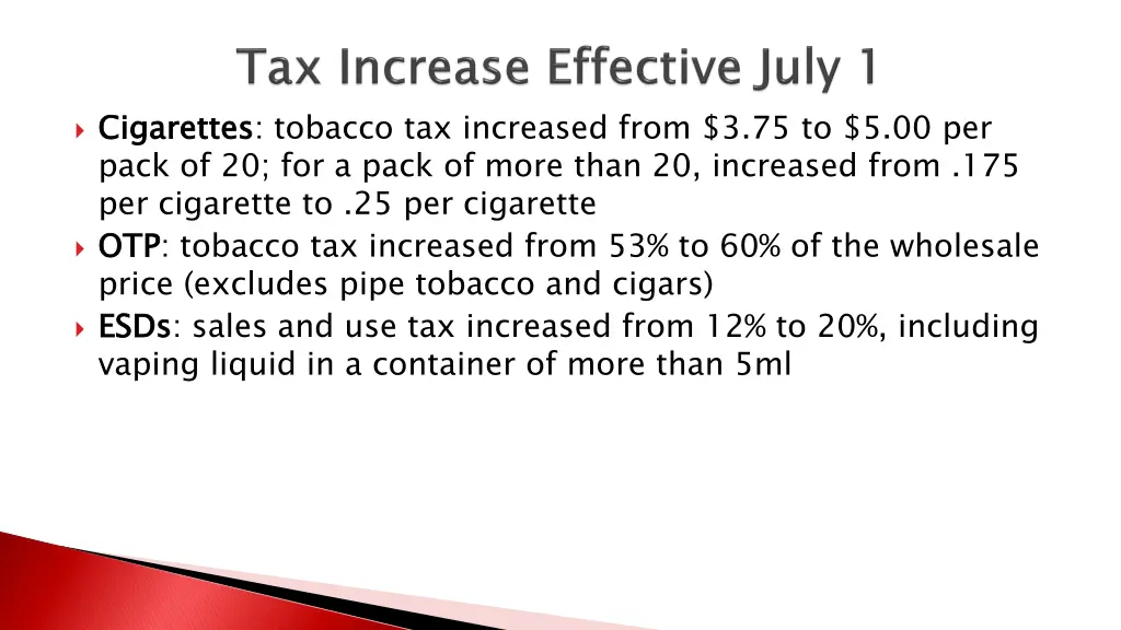 cigarettes pack of 20 for a pack of more than