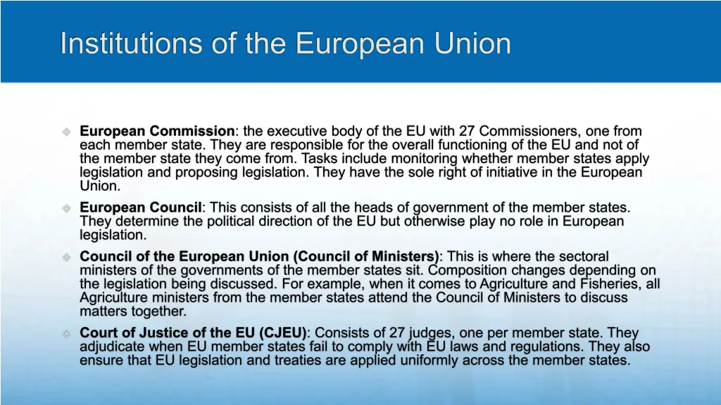 institutions of the european union 1