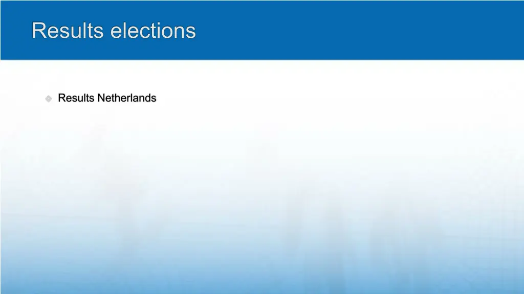 results elections