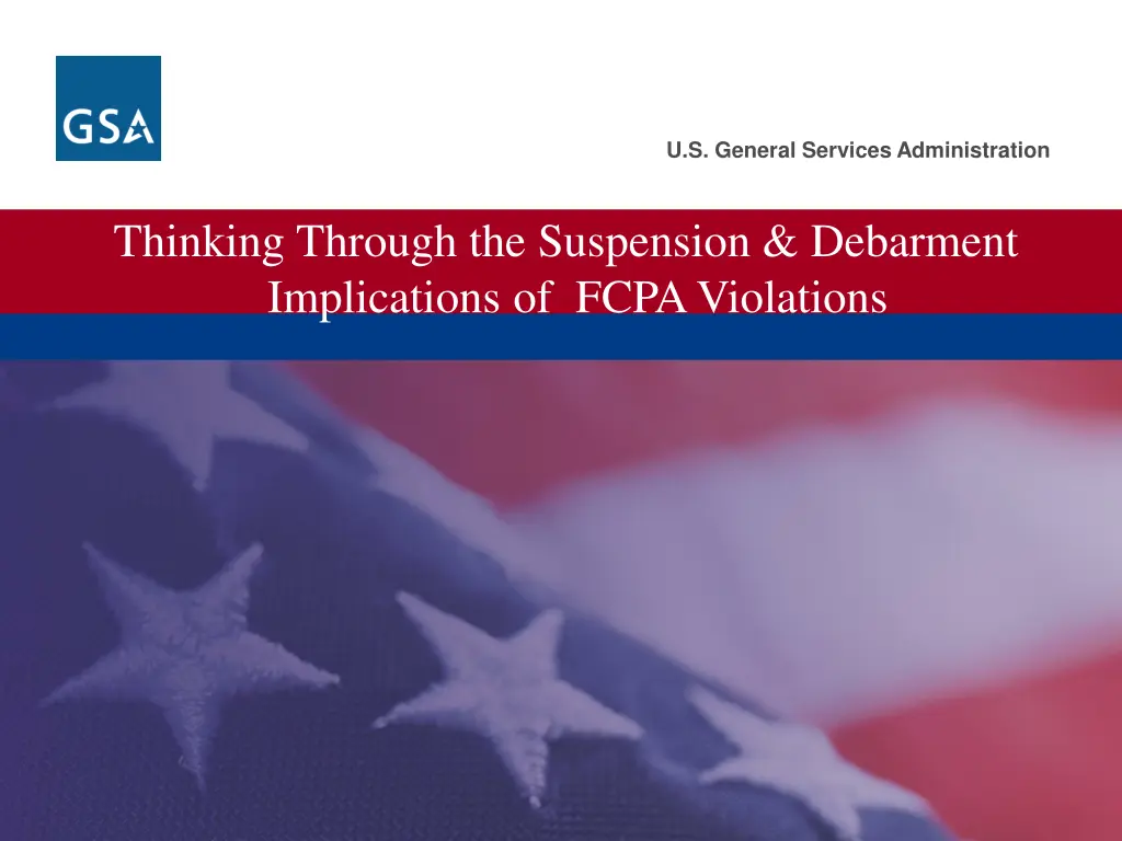 u s general services administration