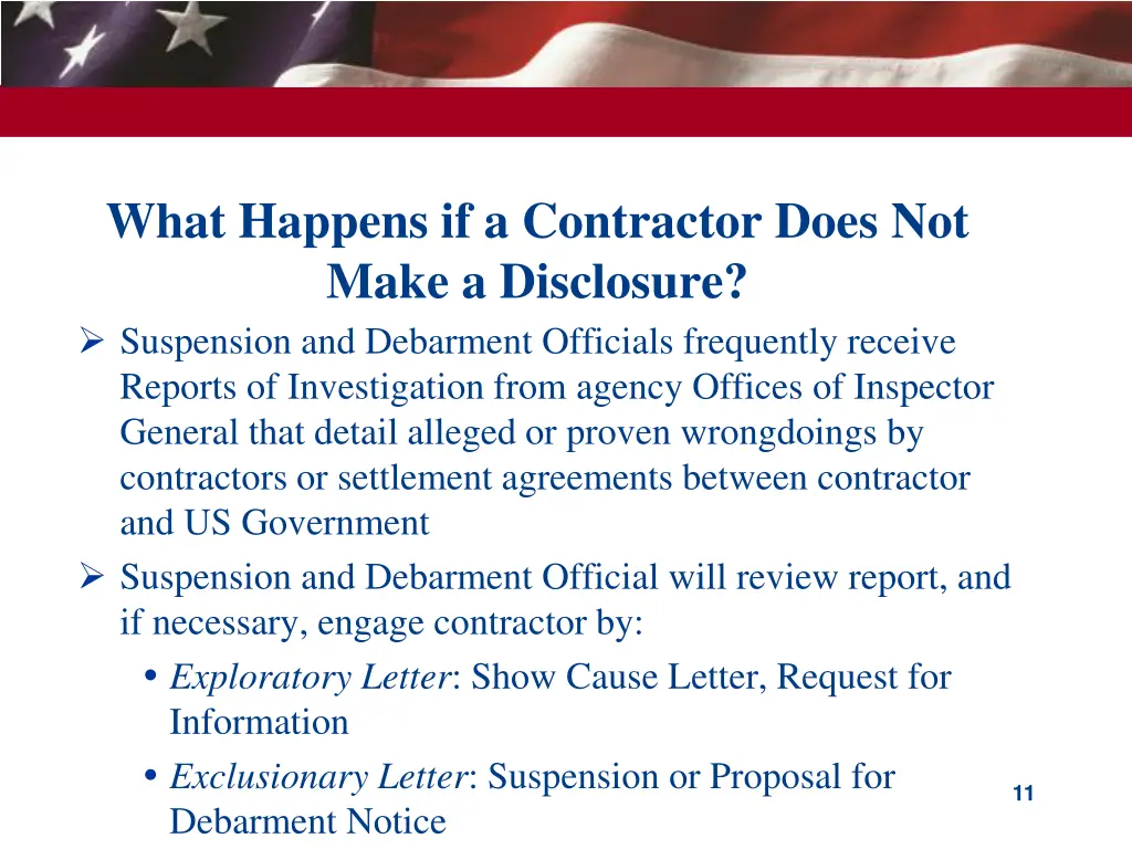 what happens if a contractor does not make